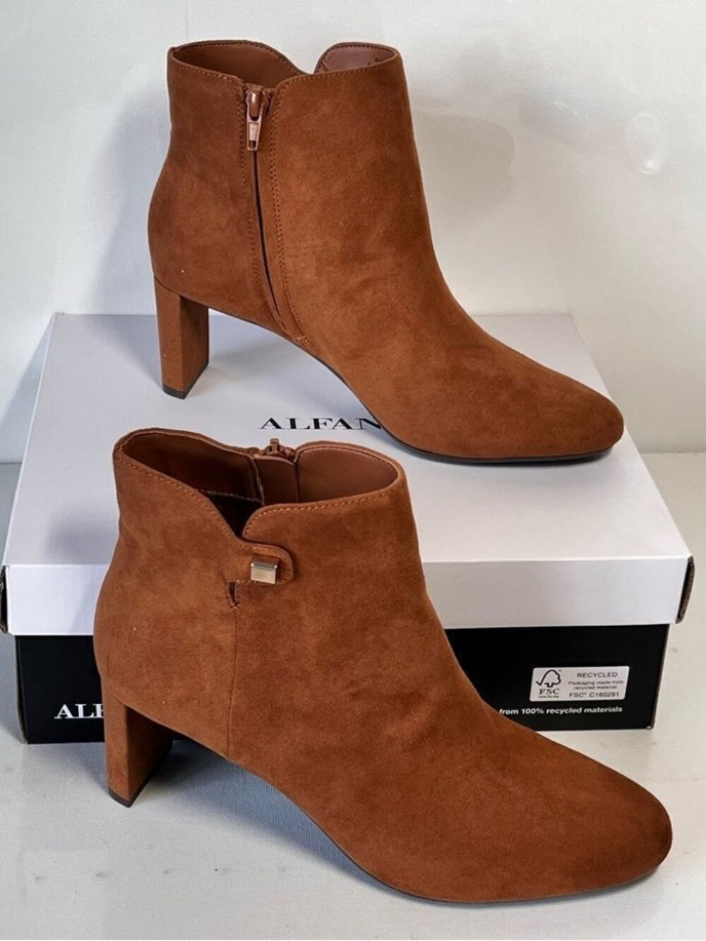 Alfani Paam Sculpted Heel Ankle Booties